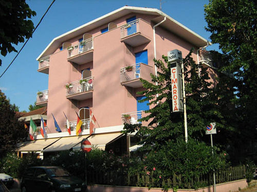 Hotel Cimarosa Riccione Bagian luar foto